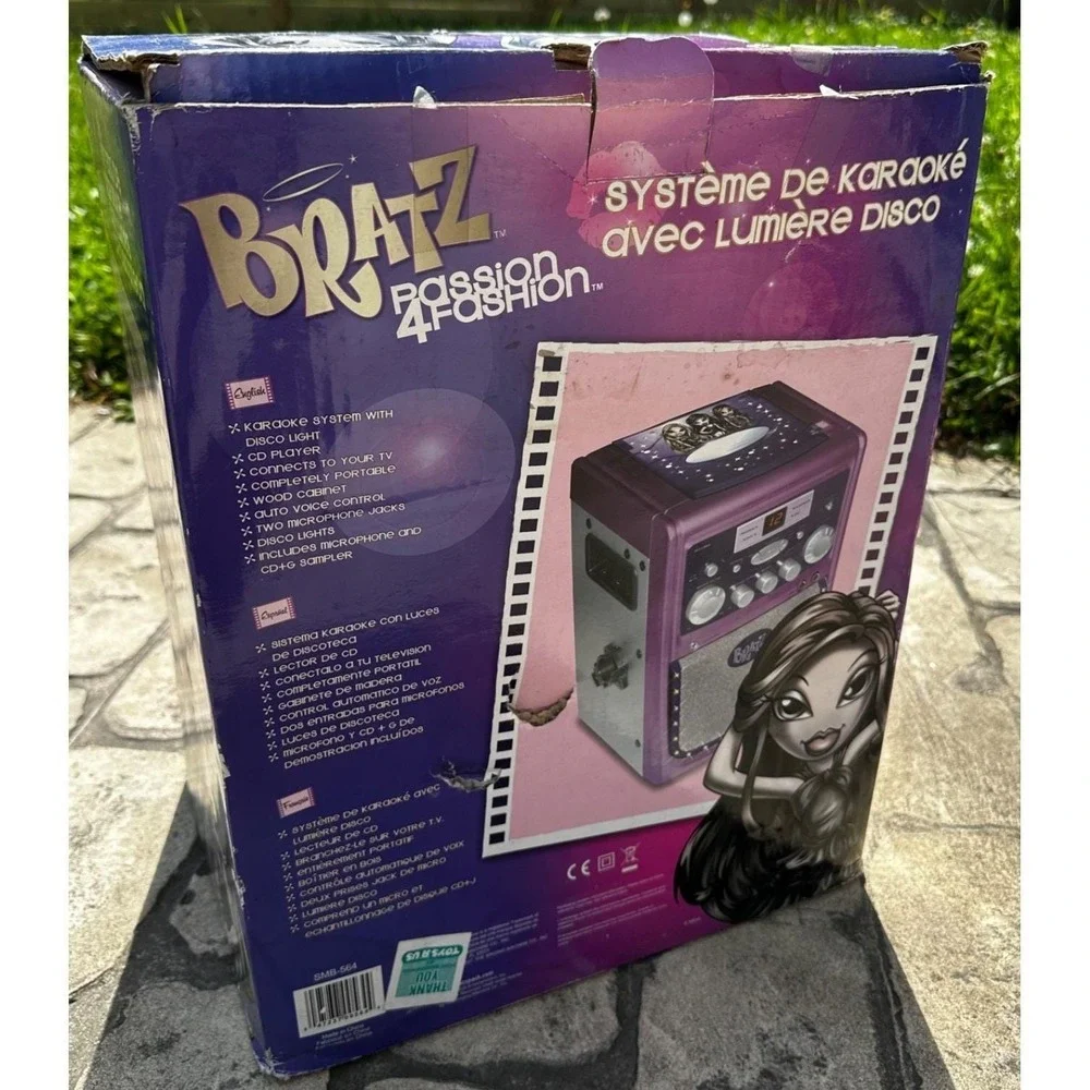 Y2K Bratz CD & Karaoke System Purple Model SMB-564 - No Microphone - NEW IN BOX